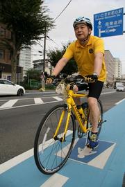 市長自転車通勤