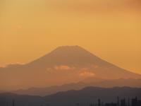 201602夕焼け富士山