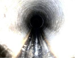きれいな下水道管の写真