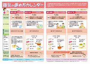 離乳食の進め方カレンダー