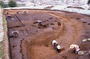本杢南古墳の発掘調査