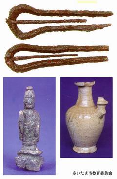 口琴・金銅仏・浄瓶など平安時代の祭祀遺物