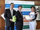 日本女子プロ野球監督・選手表敬訪問
